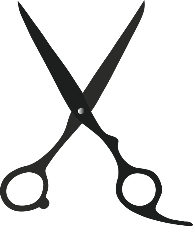 Shears Clipart Craft Scissors - Vector Of Gold Scissor (616x720)