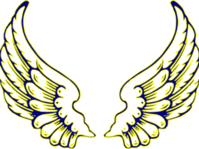 Wings Clipart Filigree - Angel Wings Icon Transparent (640x480)