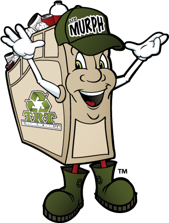 American Waste Control Construction Recycling - Cartoon (400x467)