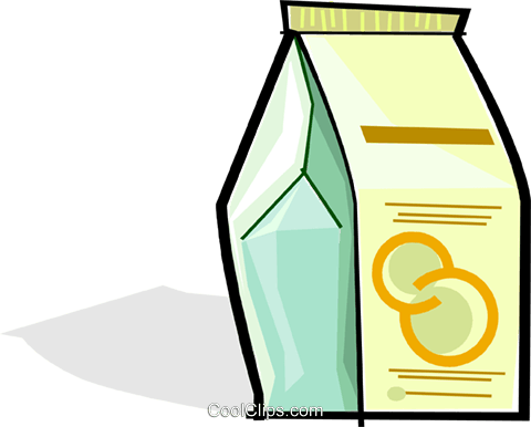 Karton Mit Saft Vektor Clipart Bild - Karton Mit Saft Vektor Clipart Bild (480x386)