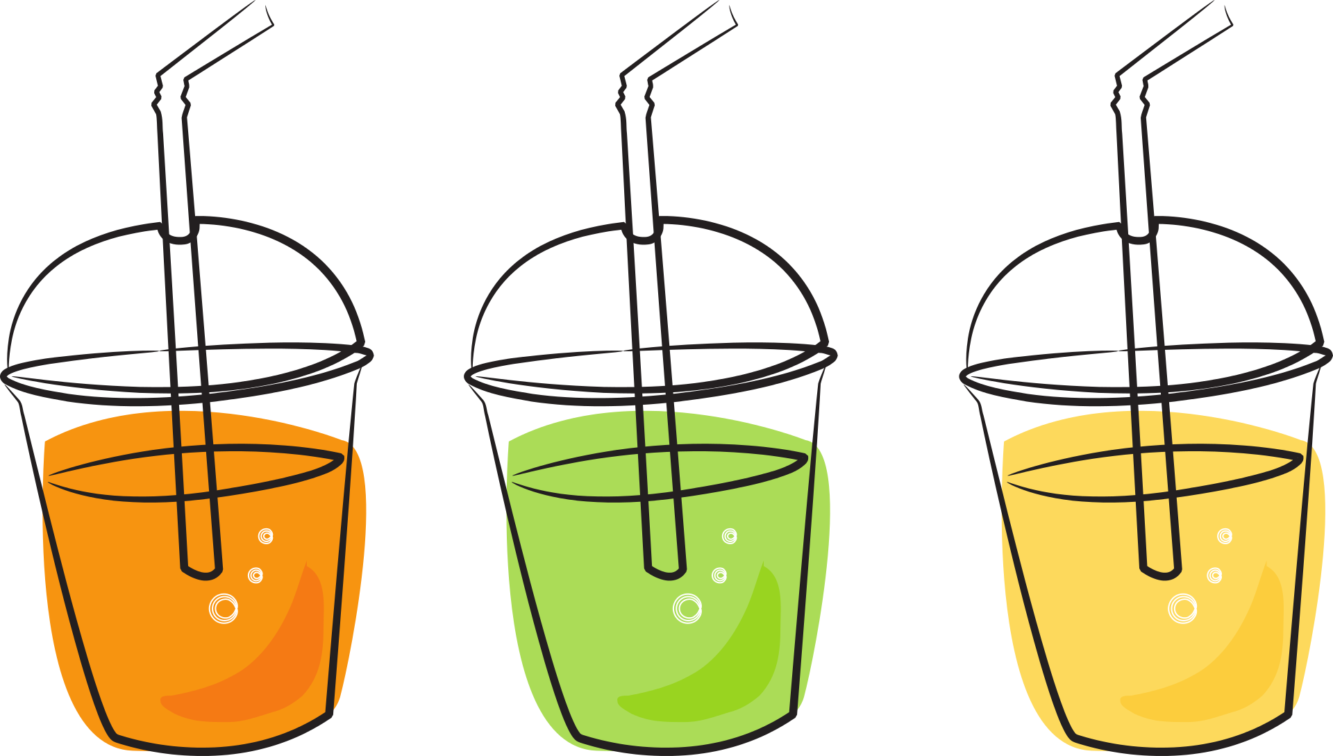 Juice Vector Png - Gambar Jus Buah Kartun (1920x1089)