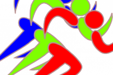 5k Run Clipart - Fun Run Png (450x300)