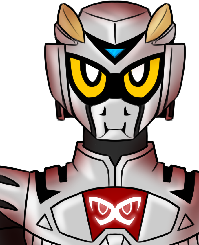 Kamenride Deka Art By Malunis - Cartoon (686x1000)