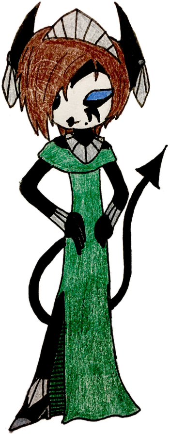 Queen Bendy In Full Drag - Illustration (894x894)