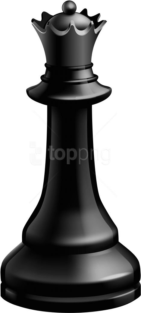 Free Png Download Queen Black Chess Piece Clipart Png - Queen Chess Piece Clipart (480x1045)