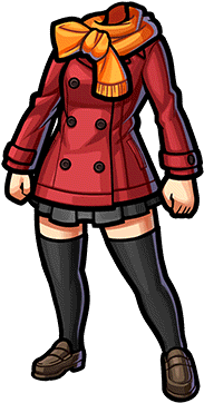 Coat Drawing Red - Unison League Lancer Class (380x380)