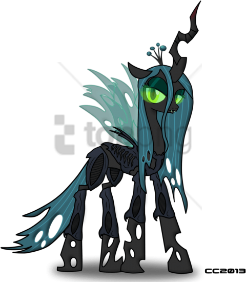 Free Png My Little Pony Queen Chrysalis Paint Png Image - Mlp Eg Queen Chrysalis (480x550)