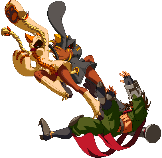 Bbcp Taokaka Unison Nyaibu - Illustration (568x554)