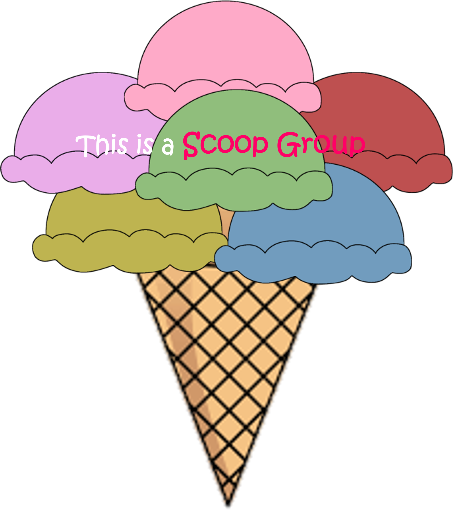 I Scream, You Scream, We All Scream Because We're Engineers - Clip Art Ice Cream Cone (2401x2367)