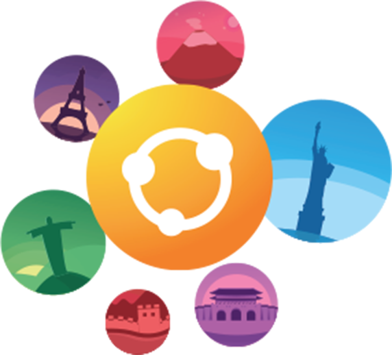 Connect With New Cultures - Cross Cultural Icon (572x518)