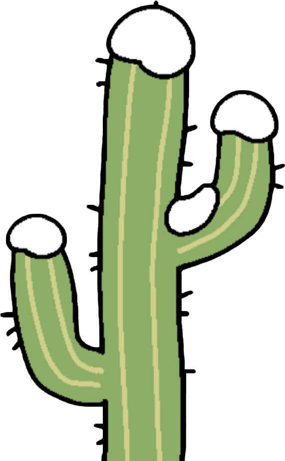 Random Background Stuff - Aesthetic Clipart Cactus Transparent Background (620x1060)