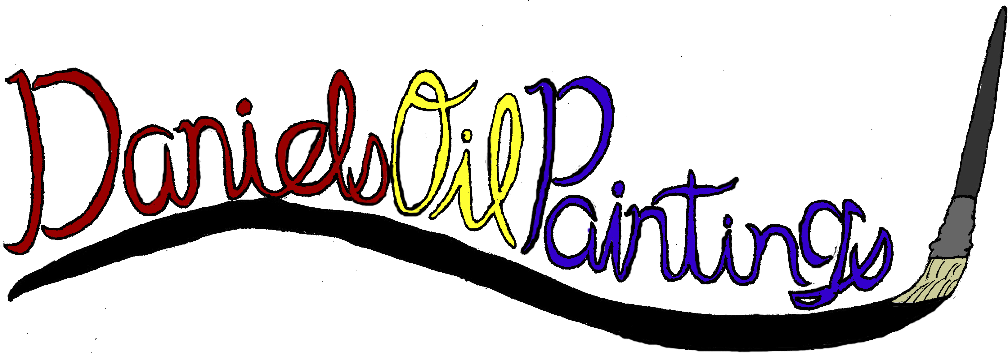 Daniel's Art Is Informed By A Curiosity In Everyday - Calligraphy (3507x1169)