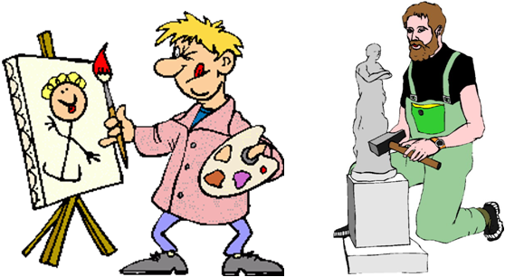 Profesiones De Da Vinci - Tipos De Profesiones Artisticas (558x306)