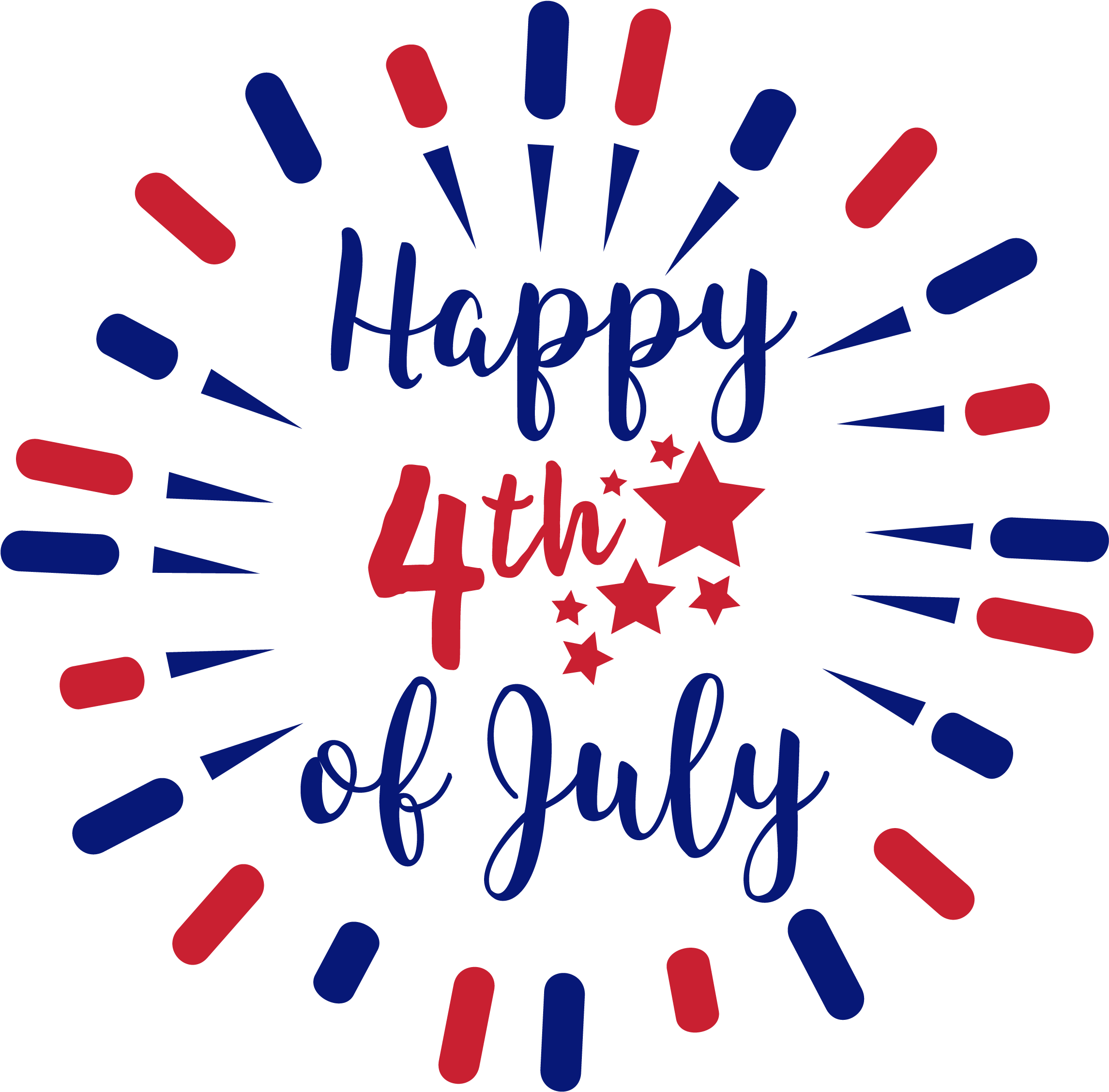 June 23, 2017 • Freebies - 4 Of July Clipart (2400x2400)