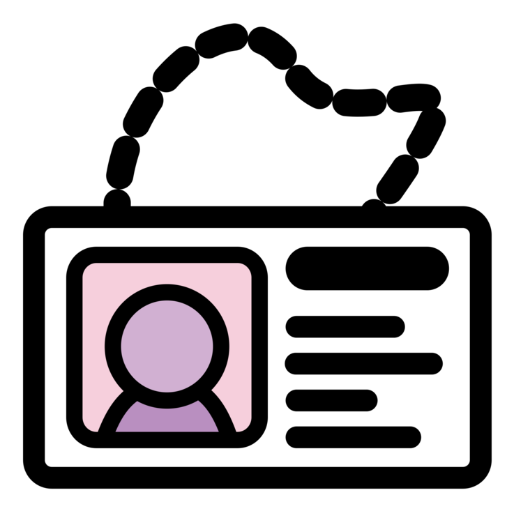 Pompeii Identity Document Computer Icons - Mardi Gras Beads Silhouette (750x750)