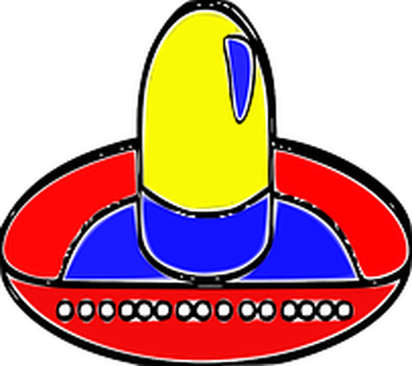 Cinco De Mayo Paper Craft - Hat (599x532)