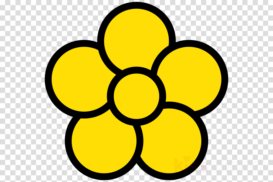 Flower With 5 Petal Clipart Petal Flower Clip Art - Logo Gucci Dream League Soccer (900x600)