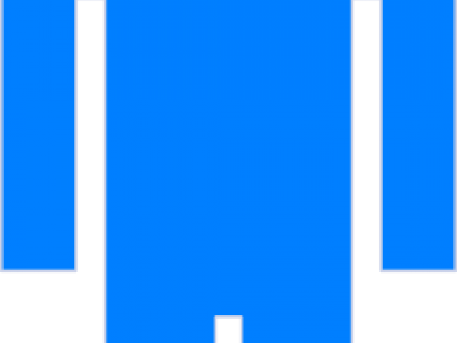 Man Clipart Blue - Majorelle Blue (640x480)