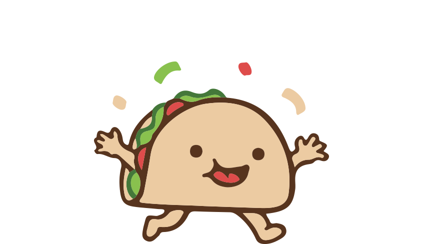 846 X 488 2 - Cartoon Taco Sticker (846x488)
