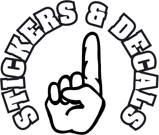 Custom Printing Options Stickers And Decals - Illustration (520x442)
