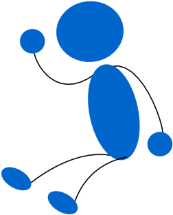 Stick Figure Clip Art Stick Figure Clip Art - Clipart Läufer Grafik (323x450)