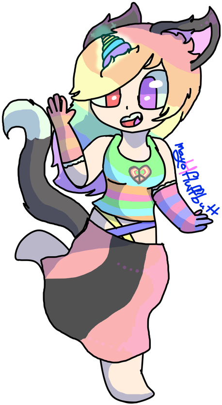 Pastel Chan By Mayo Fluffbutt - Cartoon (945x846)