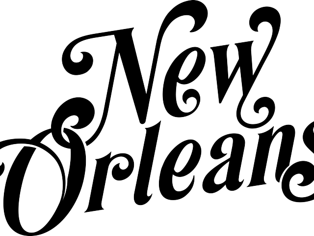 Skyline Clipart Nola - Calligraphy (640x480)