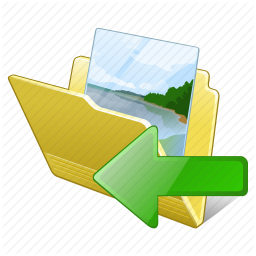 My Pictures Folder Icon Clipart Computer Icons Directory - Export To Folder Icon (512x512)