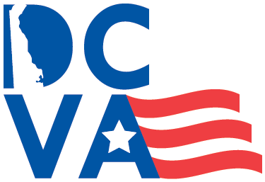 Delaware Commission Of State Dcva Logo - Veteran Affairs Symbol (400x400)