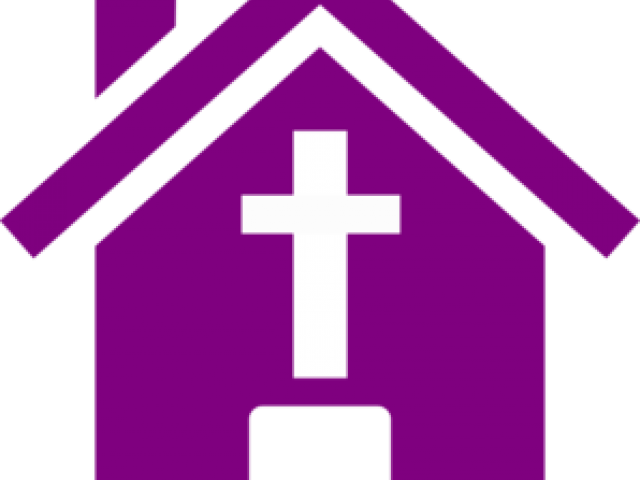 Religious Clipart House - House Clipart Silhouette (640x480)