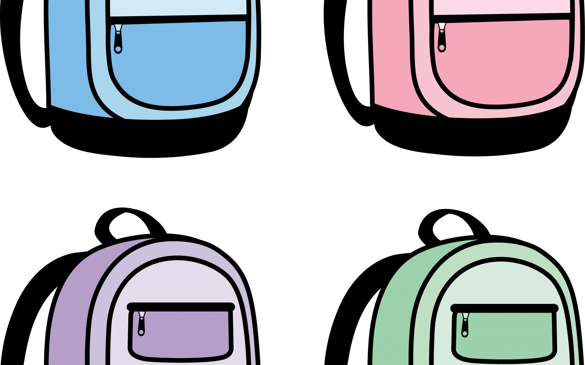 Book Bag Clipart Back Pack Clip Art (1920x1200) Png Clipart Download