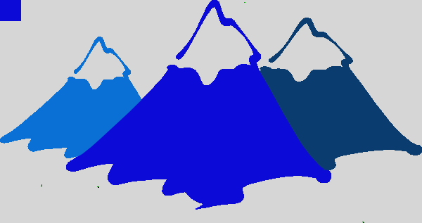 New High Def Mountain Clip Art At Clker High Def Clipart - Top Mountain Clipart Black And White (600x317)