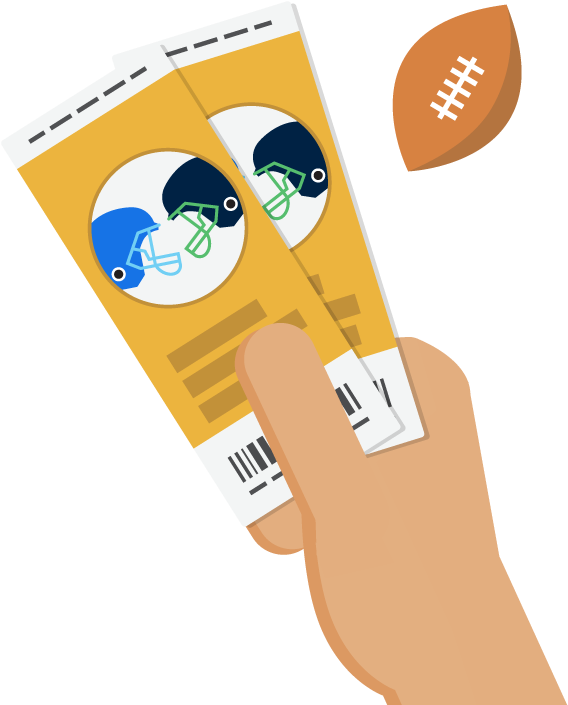 We've Got Two For The Big Game - Cartoon (573x711)