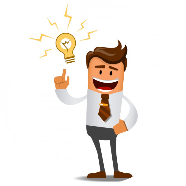 Businessman With A Great Idea 1012 219 - Hombre Con Idea Png (626x626)