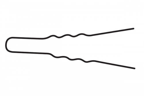 Dannyco 2" Crimped Hair Pins - Line Art (500x500)