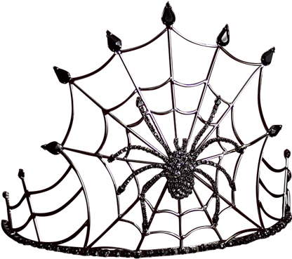 Gothic Queen Spider Crown - Spider Crown (415x415)