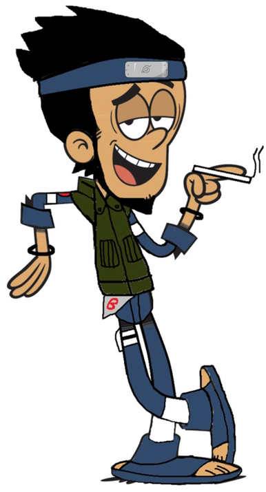 Bobby Santiago Cosplays Asuma By Ekjr - Bobby Santiago The Loud House (400x729)