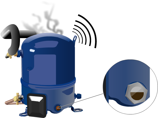 If The Compressor Can Be Started Sure Signs Of Excessive - Cartoon (640x480)