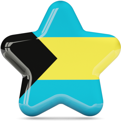 Bahamas Clipart Star - Transparent Bahamas Flag Png (640x480)