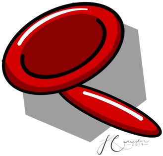 The Solid Part Is Made Of Many Important Cells - Circle (499x429)