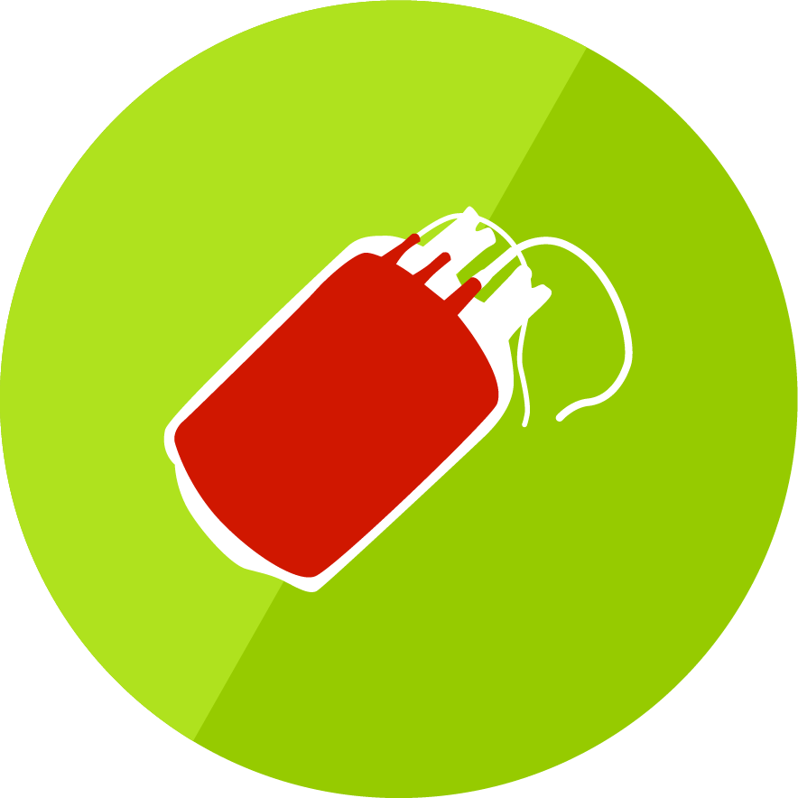 Blood Groups And Blood Transfusions - Emblem (884x884)