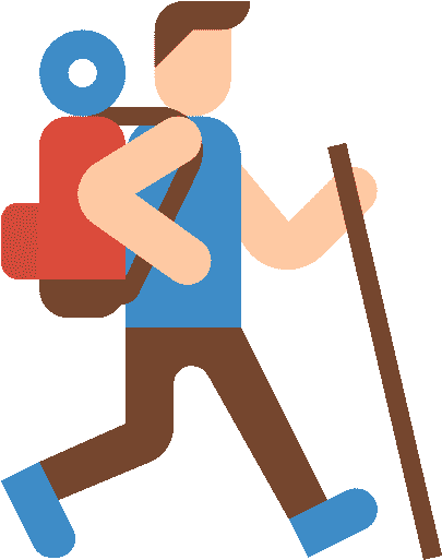 What - Trekking Flat Icon (512x512)