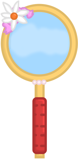 Hand Mirror Png - Bfdi Hand Mirror (346x581)