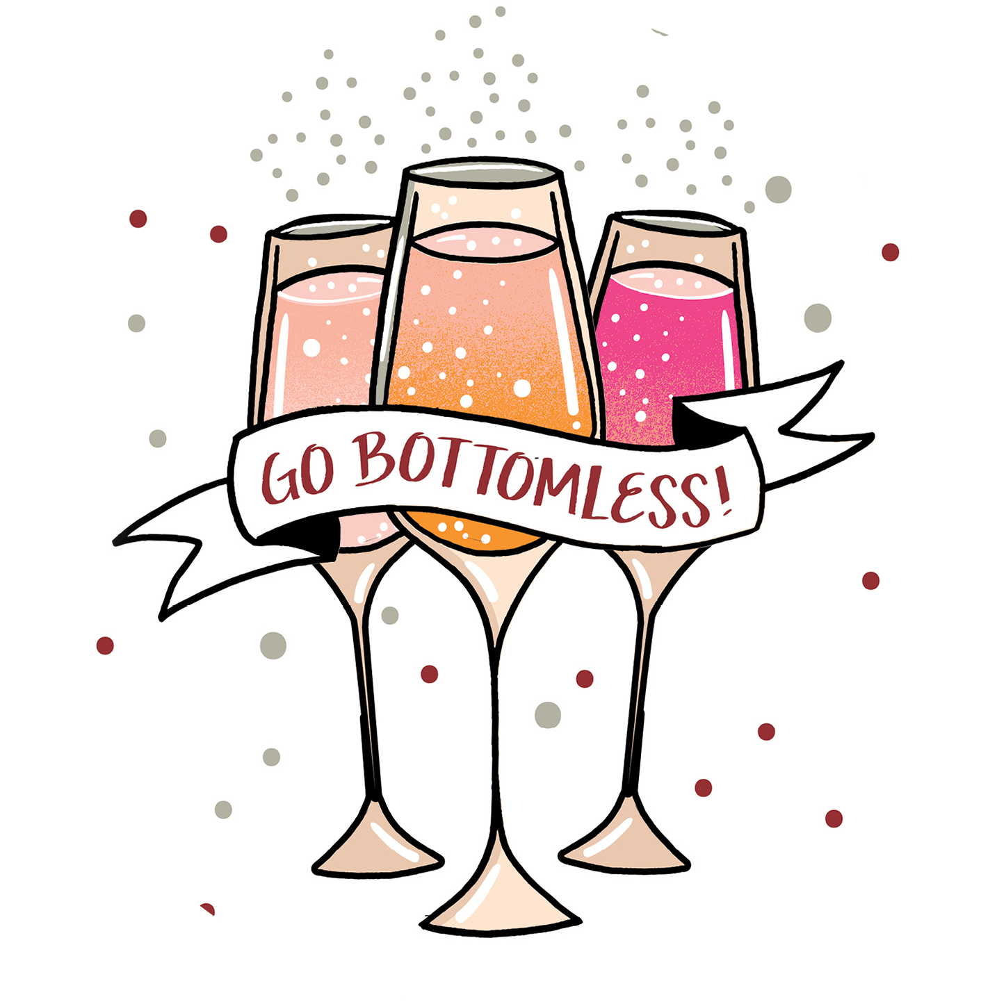 Join Us For A Brunch You Won't Regret - Illustration (1500x1466)