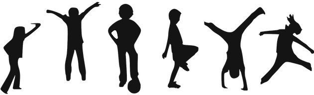 The Amount And Type Of Exercise You Can Do Will Very - Active Kids Silhouette (630x315)