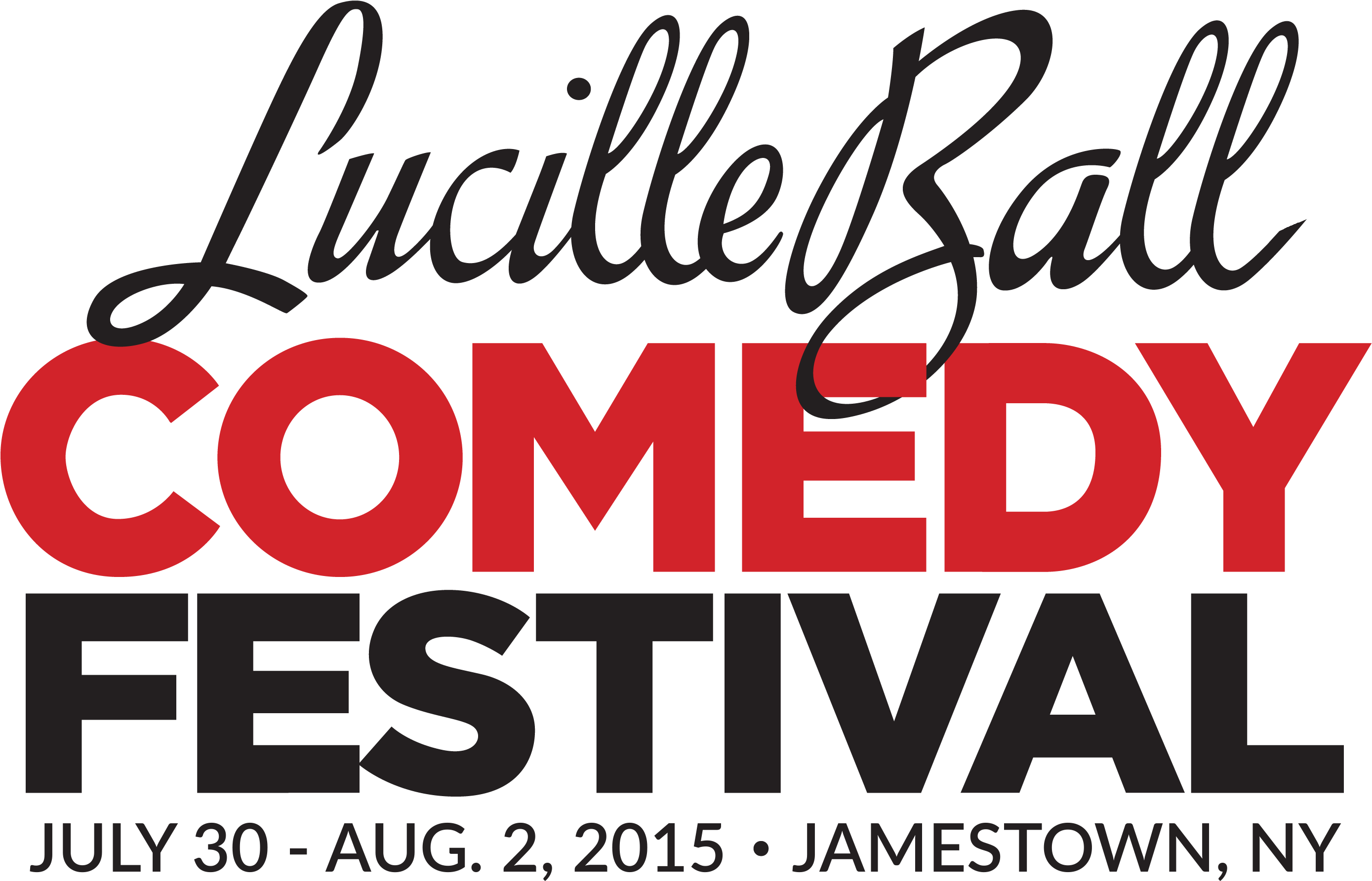 2015 Lucille Ball Comedy Festival Logo - Love Lucy (2781x1926)