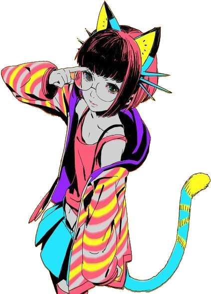 Avatan Plus Girl Transparent Background - Anime Girl Aesthetic Transparent (480x600)