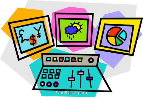 Mixing Board With Various Content Royalty Free Vector - Mixing Board With Various Content Royalty Free Vector (480x328)
