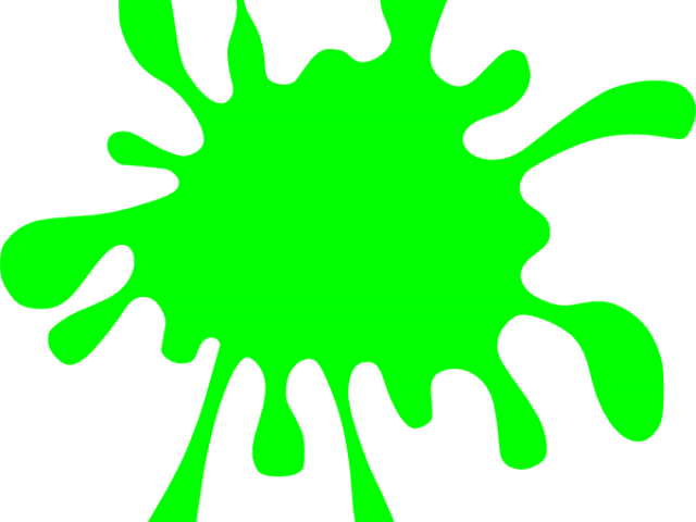 Splatter Clipart Large Paint - Black Paint Splash Clipart (640x480)