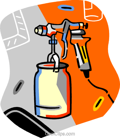 Air Guns Royalty Free Vector Clip Art Illustration - Air Guns Royalty Free Vector Clip Art Illustration (418x480)